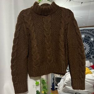 AMERICAN EAGLE MOCK NECK SWEATER